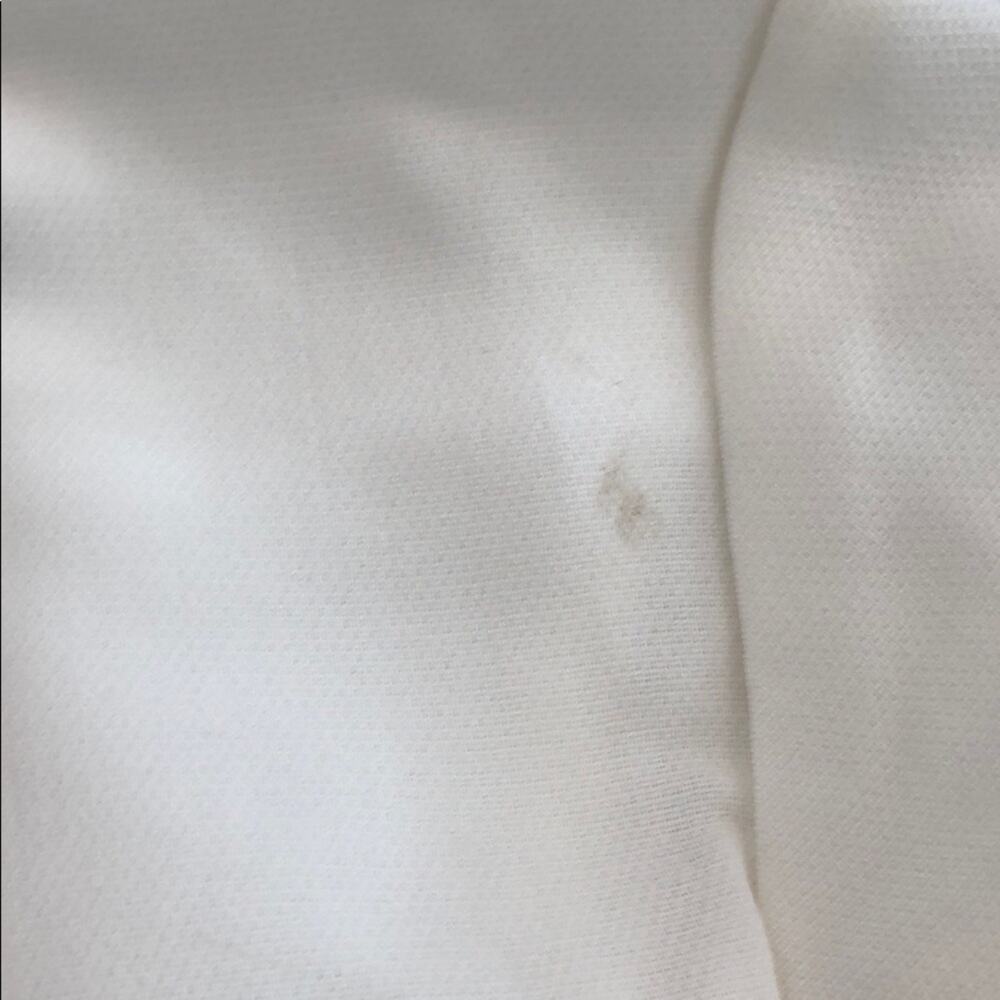 Lightweight Ruffle Jacket Ivory Zip Up - Picture 9 of 9